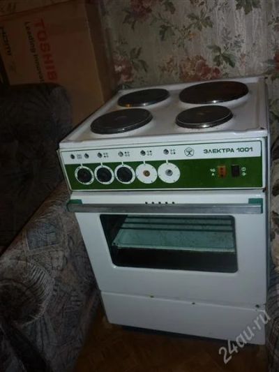 Лот: 1650187. Фото: 1. Электроплита Электра-1001. Плиты, духовые шкафы, варочные поверхности