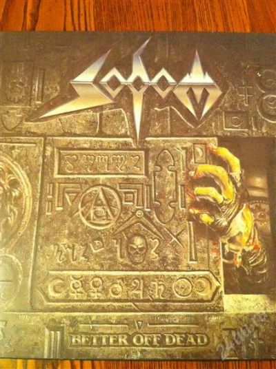 Лот: 868241. Фото: 1. SODOM "BETTER OFF DEAD" LP STEAM... Аудиозаписи