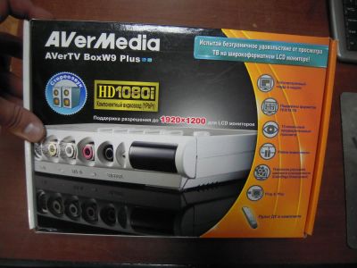 Лот: 4570634. Фото: 1. Внешний TV-тюнер AverMedia AVerTV... ТВ-тюнеры и карты захвата