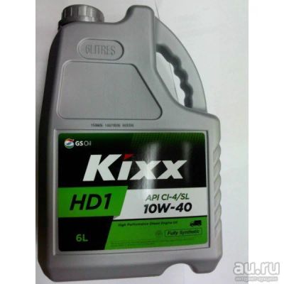 Лот: 9073395. Фото: 1. KIXX HD1 CI-4/SL 10W-40 6L. Масла, жидкости