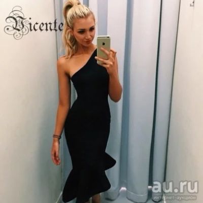 Лот: 8752540. Фото: 1. Платье бандажное (резинка, утягивающее... Платья