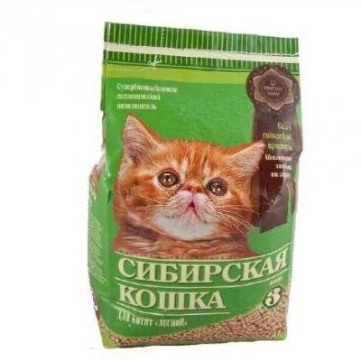 Лот: 14166367. Фото: 1. Наполнитель Сибирская Кошка лесной... Миски, лотки, наполнители