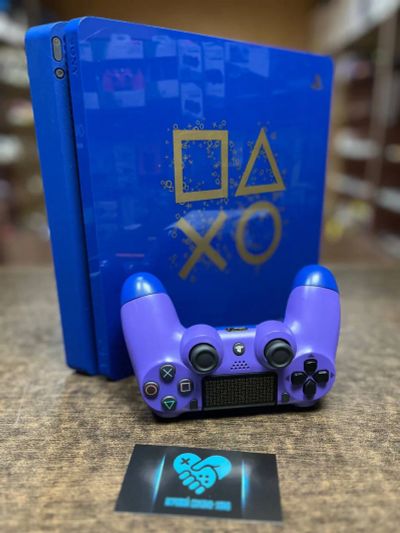 Лот: 21642800. Фото: 1. Sony PlayStation 4 Slim Blue 500gb... Игровые приставки, консоли