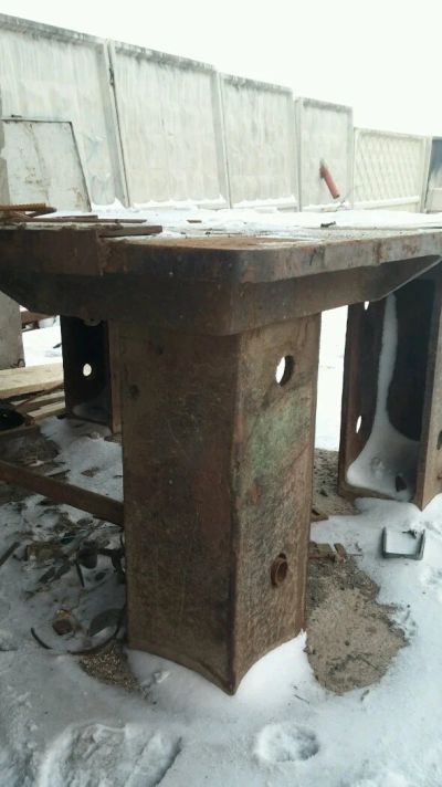 Лот: 12708236. Фото: 1. Стол чугунный ,слесарный. Пищевое