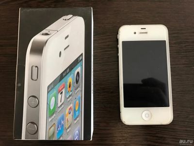 Лот: 9393332. Фото: 1. Iphone 4 32gb white. Смартфоны