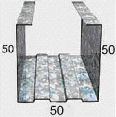 Лот: 8612003. Фото: 1. Профиль 50/50/3000 Россия 0.5мм. Подвесные потолки, гипсокартон