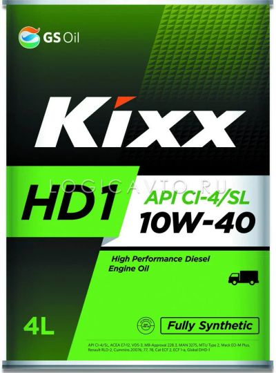 Лот: 12567509. Фото: 1. Kixx HD1 Cl-4, 10W-40, 4L. Масла, жидкости