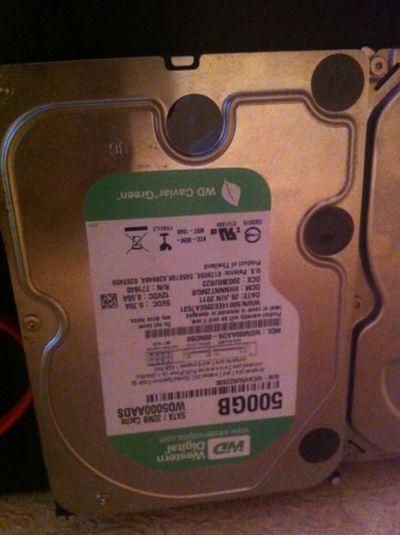Лот: 8139570. Фото: 1. жесткий диск WD 500gb 32mb Зеленый. Жёсткие диски (HDD)