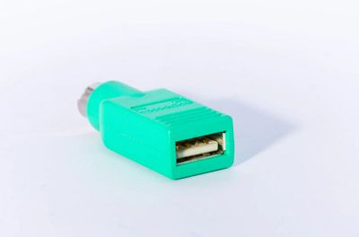 Лот: 11306801. Фото: 1. Переходник USB PC/2 (клавиатура... Шлейфы, кабели, переходники