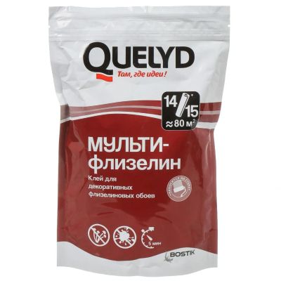 Лот: 24086014. Фото: 1. Клей для флизелиновых обоев, Quelyd... Клеи, герметики, пена монтажная, клейкие ленты