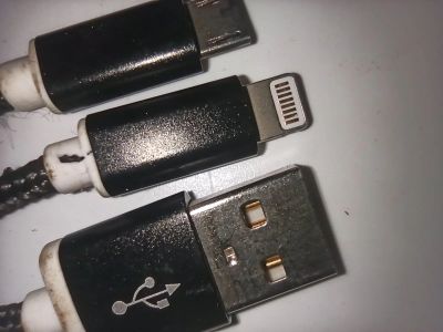 Лот: 17967028. Фото: 1. Дата кабель 2 в 1 с кольцом iphone... Дата-кабели, переходники
