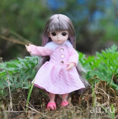 Лот: 16249768. Фото: 1. Шарнирная Кукла BJD 16 см. 3D... Куклы и аксессуары