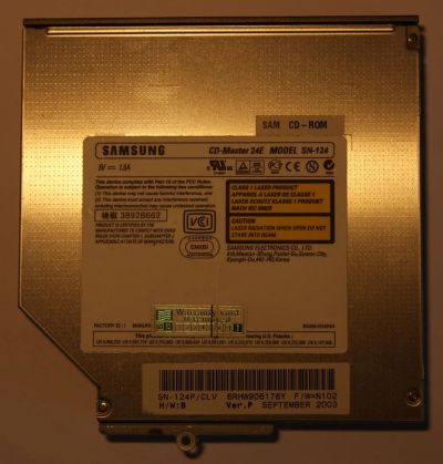 Лот: 3984483. Фото: 1. CD привод для ноутбука Samsung... Приводы CD, DVD, BR, FDD