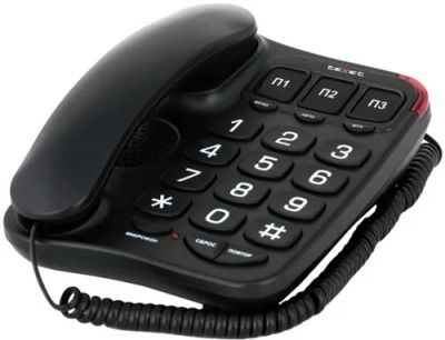 Лот: 24526244. Фото: 1. Телефон проводной teXet TX-214... Проводные телефоны