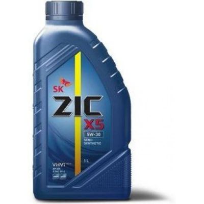 Лот: 14492823. Фото: 1. ZIC X5 5W-30 п/с 1L (Масло моторное... Масла, жидкости