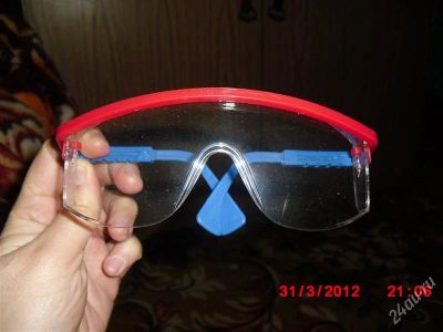 Лот: 1704690. Фото: 1. Очки защитные(новые). Защитные очки, каски, перчатки