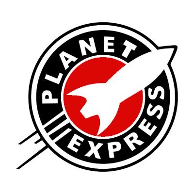 Лот: 7752500. Фото: 1. Виниловая наклейка Planet Express. Наклейки автомобильные