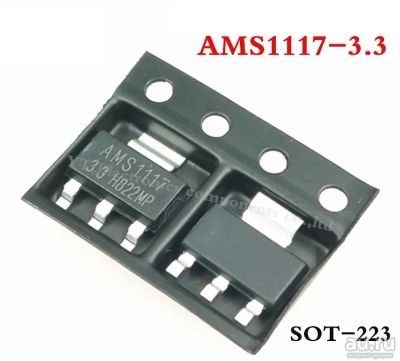 Лот: 15773965. Фото: 1. AMS1117-3.3 линейный стабилизатор... Микросхемы