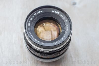 Лот: 6089149. Фото: 1. Canon Lens FL 50/1.4 №39256 для... Объективы