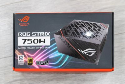 Лот: 19123020. Фото: 1. Asus ROG STRIX 750G чёрный 750W... Корпуса, блоки питания