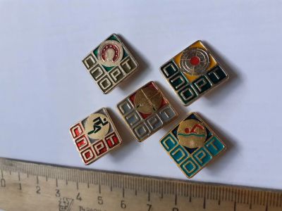 Лот: 23603993. Фото: 1. (№17406) значки спорт, 5 шт лотом. Памятные медали