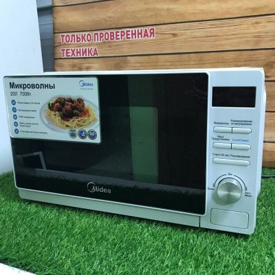 Лот: 15300864. Фото: 1. Микроволновая печь Midea AM720C4E-W... Микроволновки, мини-печи