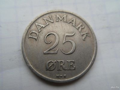 Лот: 9164079. Фото: 1. Дания 25 эре 1949. Европа