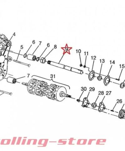Лот: 11975226. Фото: 1. Вал трансмиссии Jackshaft OEM... Запчасти