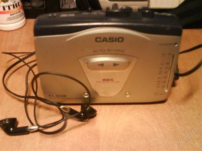Лот: 740928. Фото: 1. Плеер CASIO AS-303R. Кассетные деки, магнитофоны