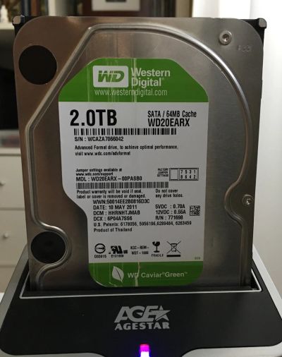 Лот: 9047776. Фото: 1. Жёсткий диск Western Digital Caviar... Жёсткие диски (HDD)
