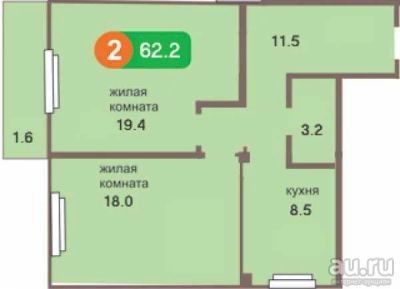Лот: 9056501. Фото: 1. аренда квартира 2х комнатная. Квартиры, студии