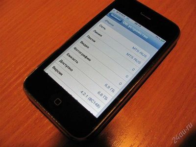 Лот: 1010074. Фото: 1. * Apple Iphone 3G 8Gb*. Смартфоны