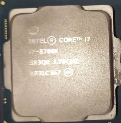 Лот: 16246110. Фото: 1. Процессор Intel Core i7-8700K. Процессоры