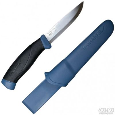 Лот: 15041303. Фото: 1. Нож MORA (Morakniv Companion Navy... Ножи, топоры