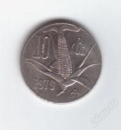 Лот: 204756. Фото: 1. 10 Cs. Мексика. 1979 год. Америка