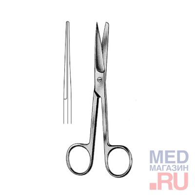 Лот: 24828336. Фото: 1. Ножницы с 1 острым концом, прямые... Медицинские товары