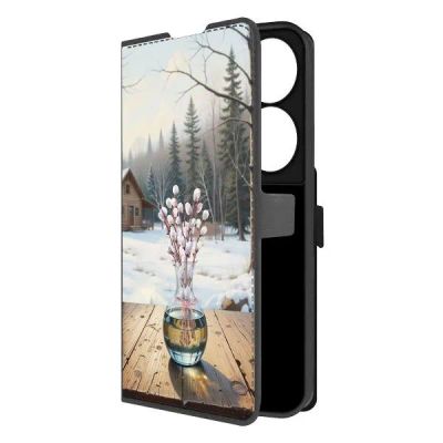 Лот: 25383042. Фото: 1. Чехол Krutoff Eco Book "Верба... Чехлы, бамперы