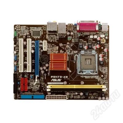 Лот: 400001. Фото: 1. Материнская плата Asus P5N73-AM... Материнские платы