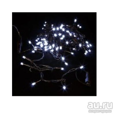 Лот: 14907760. Фото: 1. Уличная гирлянда "Нить" 120LED... Гирлянды, шарики, новогодние аксессуары
