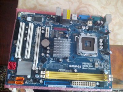Лот: 6994245. Фото: 1. Материнская плата Asrock G31M-GS. Материнские платы