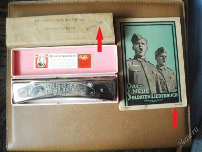 Лот: 2672242. Фото: 1. немецкая губная гармошка (unsere... Духовые