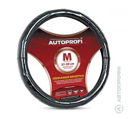 Лот: 14525941. Фото: 1. AP-850 BK (M) Кожаная оплётка. Чехлы, коврики, оплетки руля
