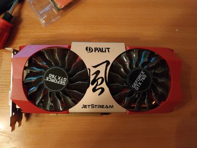 Лот: 12680291. Фото: 1. Palit GeForce GTX 760 JetStream. Видеокарты