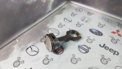 Лот: 23584260. Фото: 1. Поршень с шатуном Hyundai IX55... Двигатель и элементы двигателя