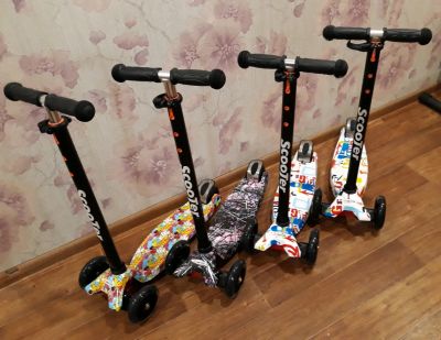 Лот: 9473835. Фото: 1. Самокат 4-Х Колесный Scooter maxi... Самокаты