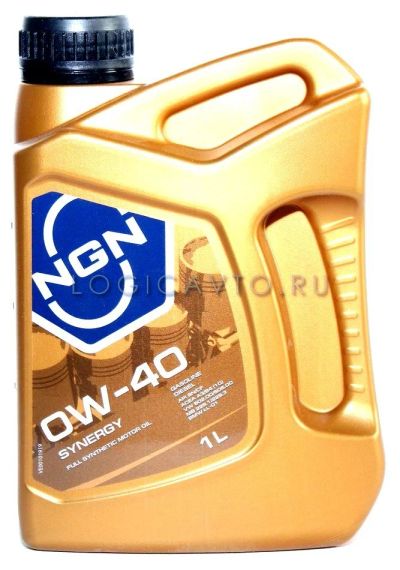 Лот: 12955962. Фото: 1. NGN Synergy, 0W-40, SM/CF, 1L. Масла, жидкости