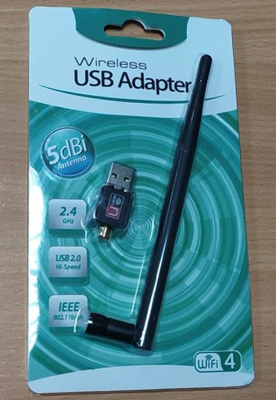 Лот: 17894522. Фото: 1. Адаптер USB Wi-Fi с мощной антенной... WiFi, Bluetooth адаптеры