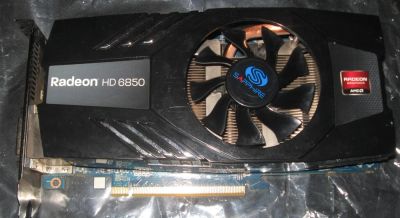 Лот: 8436660. Фото: 1. видеокарта radeon HD6850. Видеокарты