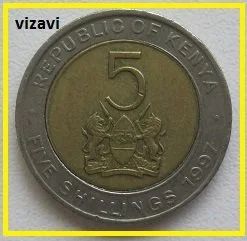 Лот: 16389623. Фото: 1. Кения 5 шиллингов 1997 (8). Африка