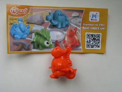 Лот: 7460105. Фото: 1. динозаврик трафарет из киндера... Игрушки